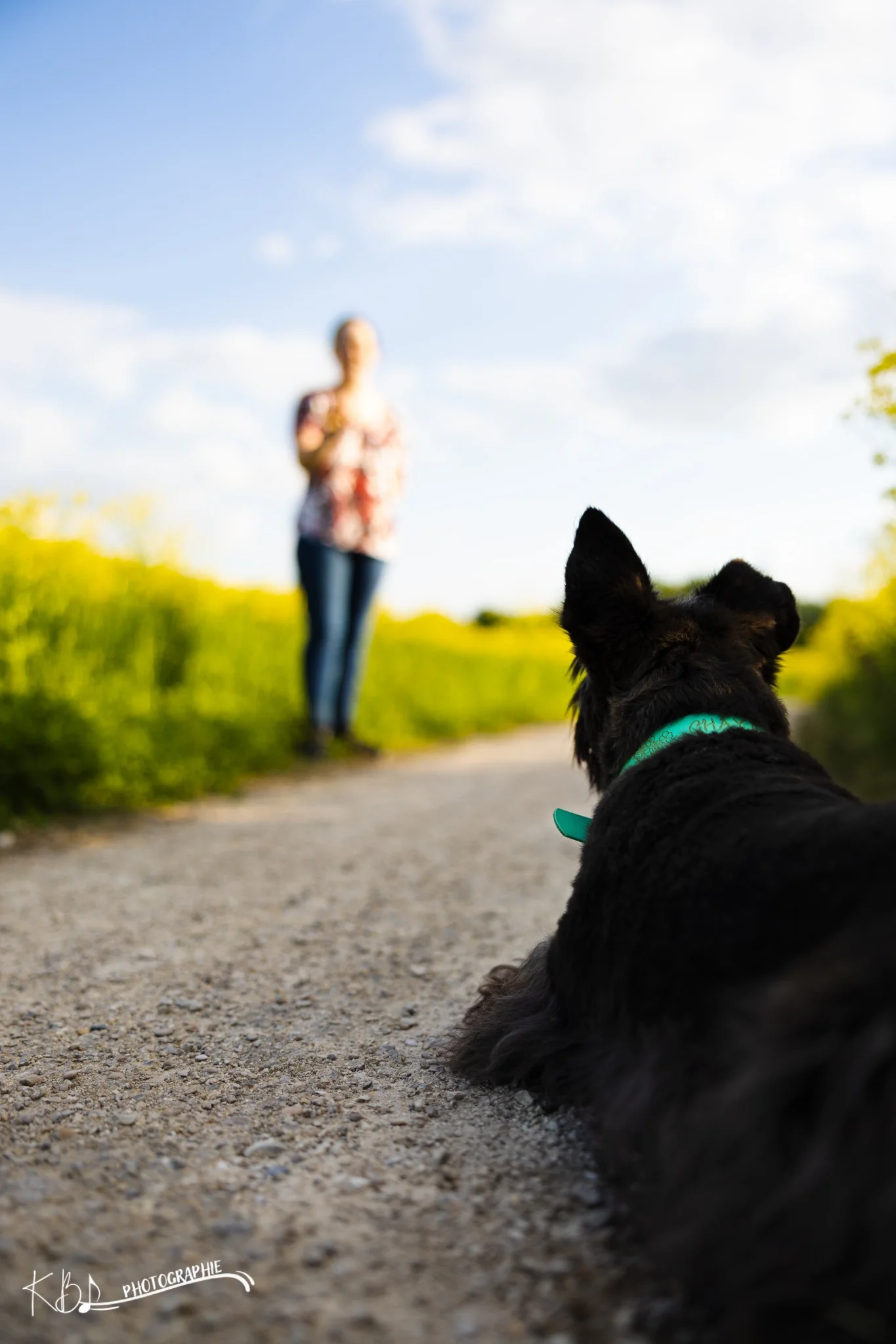 Photographie de complicité avec un animal par KBL.photographie