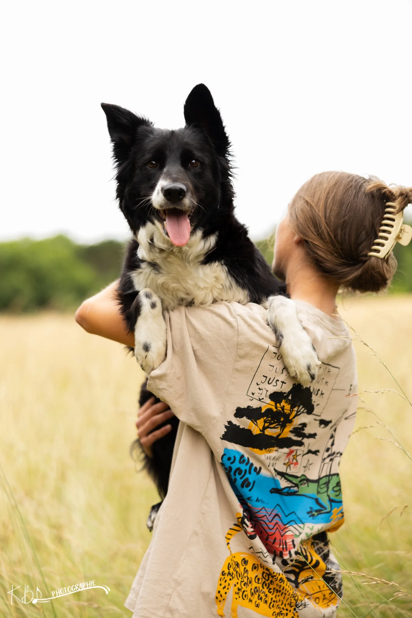 Photographie de complicité avec un animal par KBL.photographie