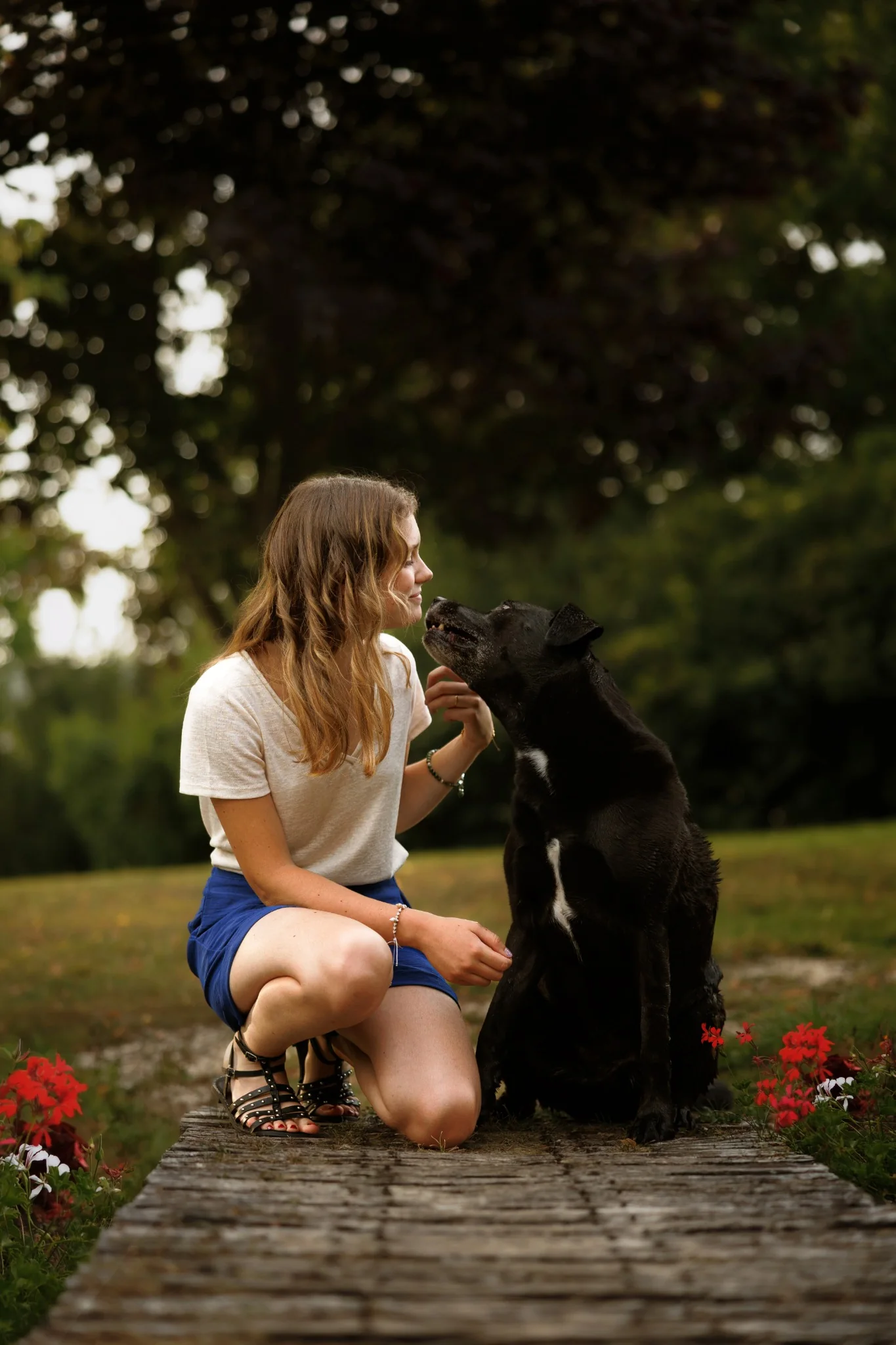 Photographie de complicité avec un animal par KBL.photographie